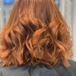 back of head with red hair
